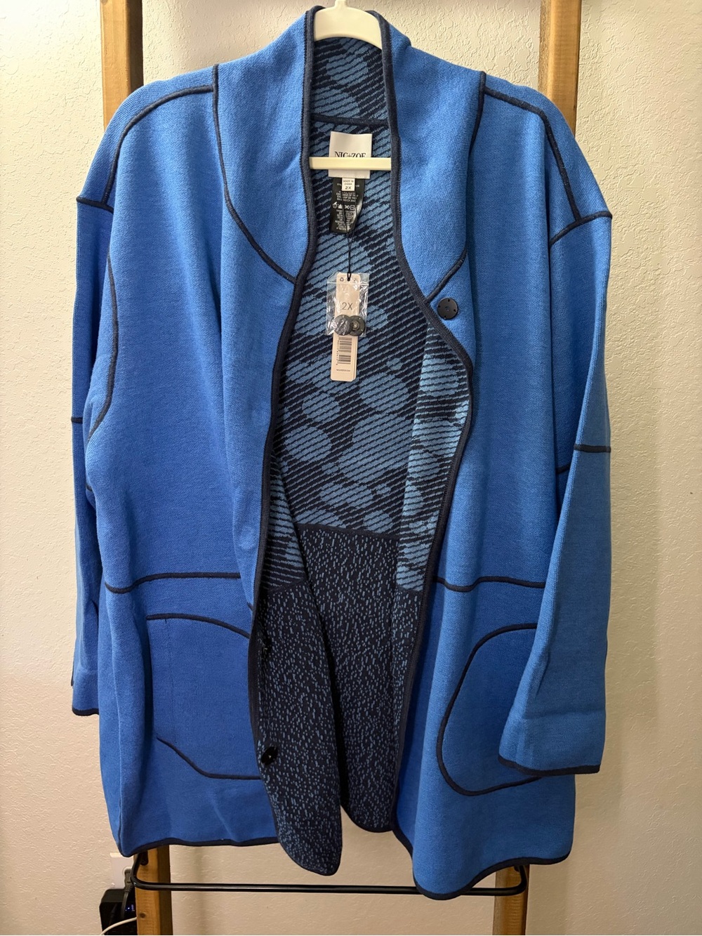 Plus Size Reversible Jacket - Picture 8 of 13